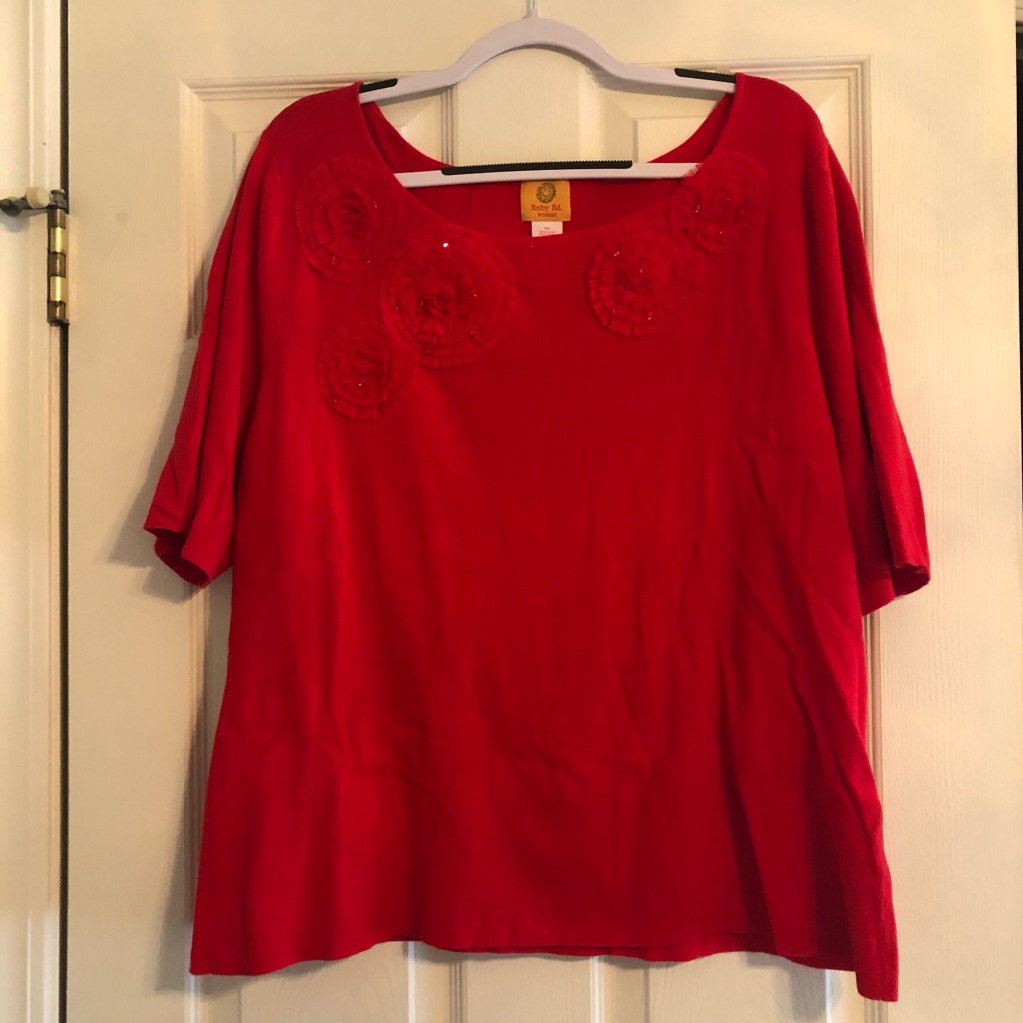 Ruby Road Red Sweater